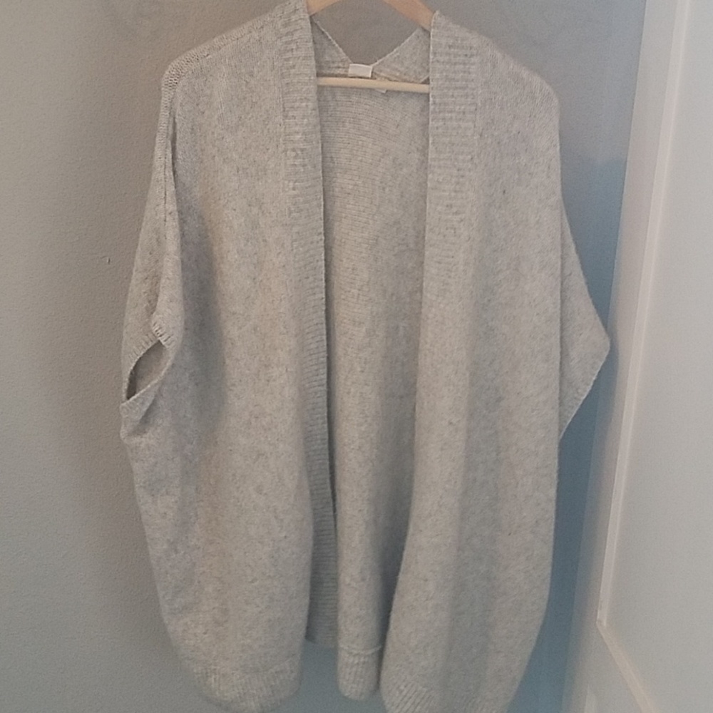 GAP Light Grey extremely soft, over sized cardigan